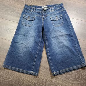 NWOT Tommy Wide leg cropped denim